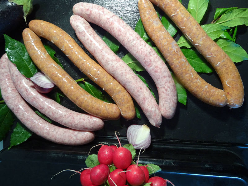 Frische Bratwürste